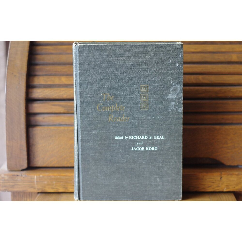 English Literature Textbook - The Complete Reader - Prentice Hall Inc. - 1960s